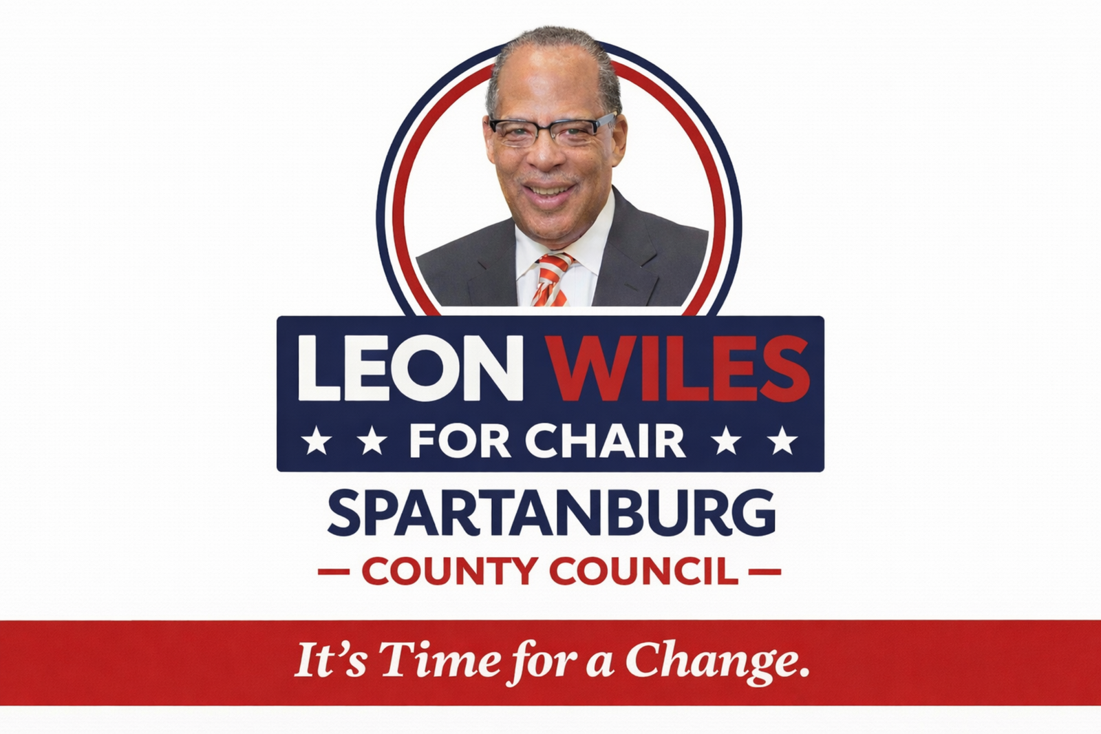 Leon Wiles campaign sign